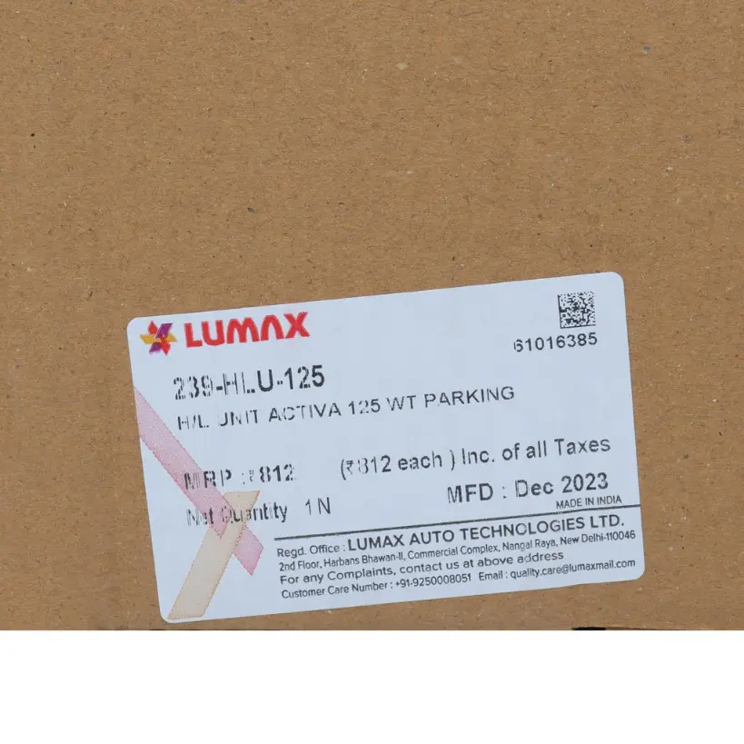 Honda Lumax Head Light Assembly For Activa 125 - Image 3