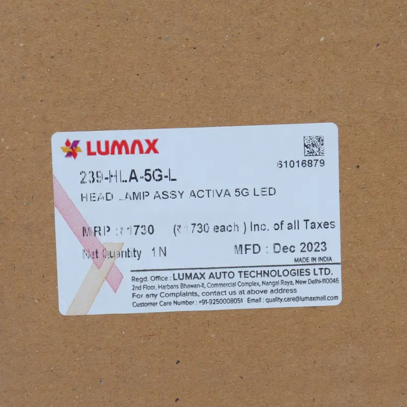 Honda Lumax Head Light Assembly For Activa 5g - Image 3