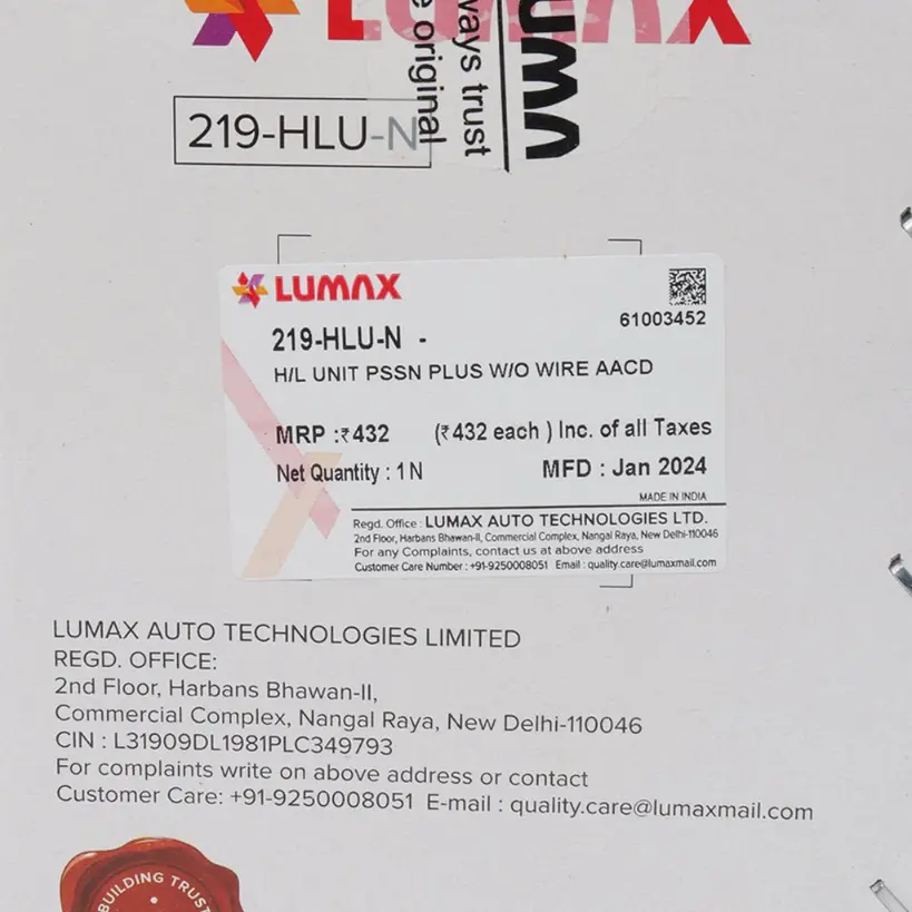 Lumax Head Light Assembly For Passion Plus - Image 3