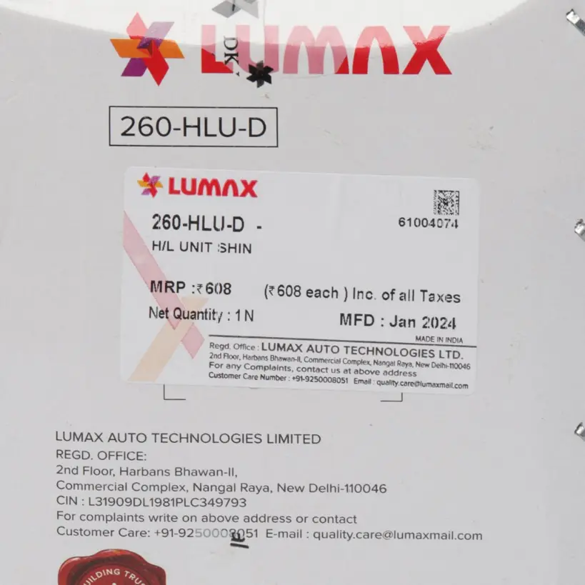 Honda Lumax Head Light Assembly For Shine - Image 3