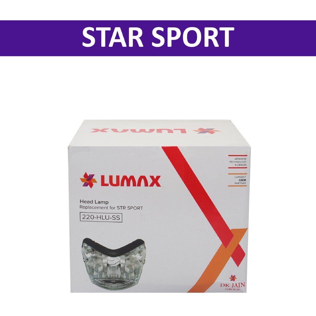 Lumax Head Light Assembly For Star Sport