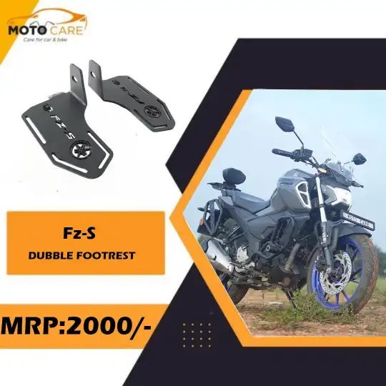 Moto Care Heavy Metal Foot Rest Compatible For Yamaha FZ-S (Set of 2)