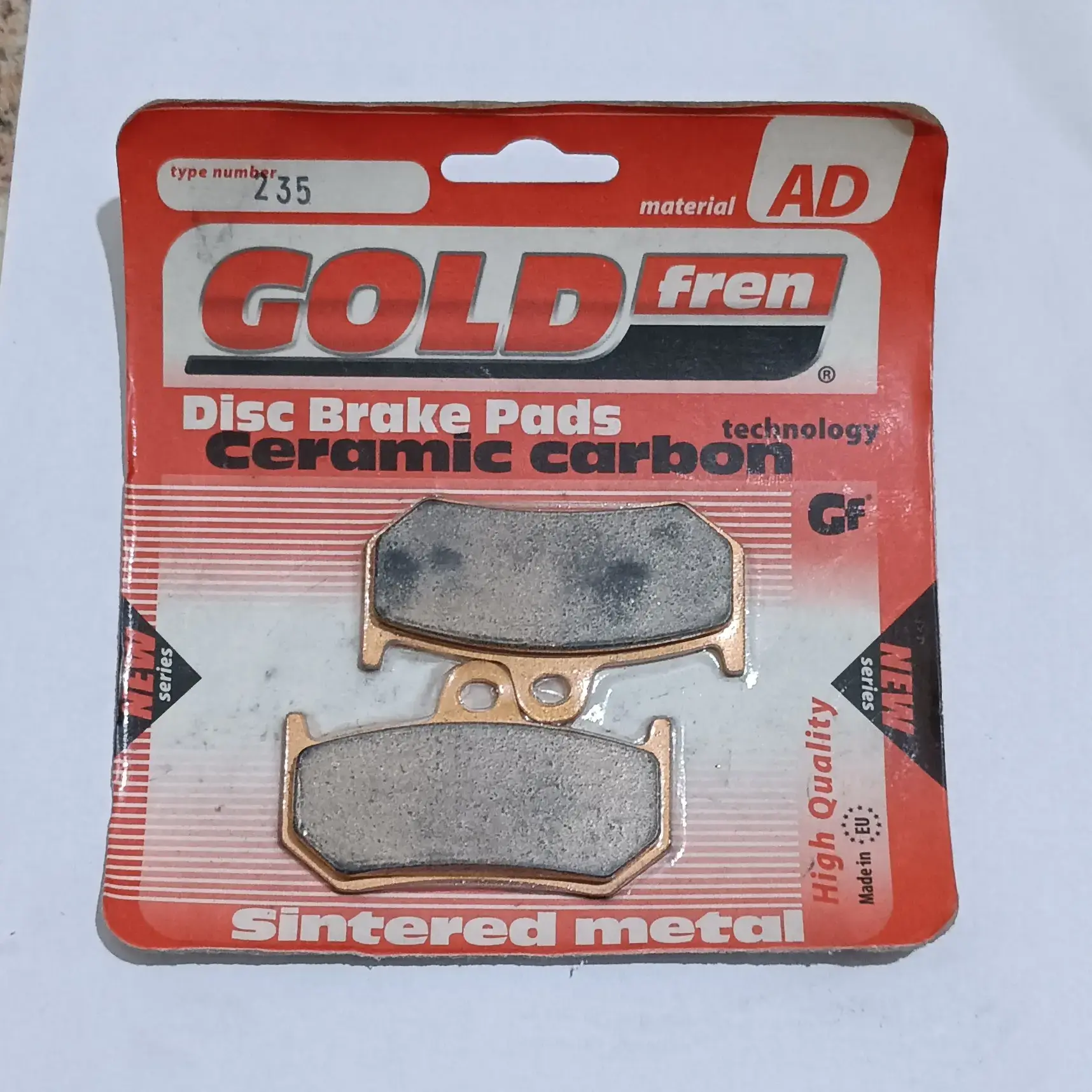 Mv agusta rear disc pad in goldfren