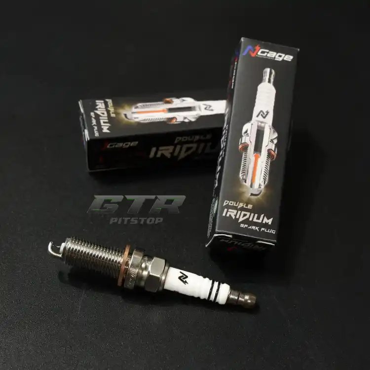 NGage Powerparts Double Iridium Spark Plugs for Royal Enfield Himalayan 450 - BN8RTIIA-9
