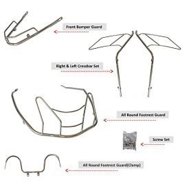 Bumper Crash Guard Compatible For Honda Activa 125 Bs6