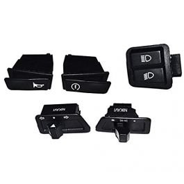Modular Switches (pack Of 5) 1- Horn Switches 2-self Start Switch 3-indicator Switch 4-headlight Switch 5-dim/dip Switches For Honda Activa (all Model), Tvs Scooty Pep ,...