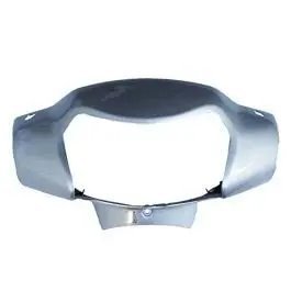 NIKAVI N1011B Head Light Visor Mask Compatible for Suzuki Access Silver