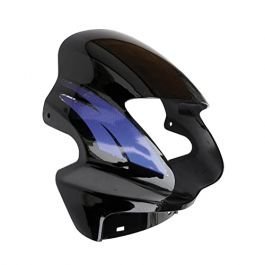 Head Light Mask Compatible Compatible For Hero Passion Plus Bk-blue