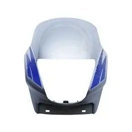 Head Light Mask Compatible Compatible For Hero Passion Plus Lite Silver-blue