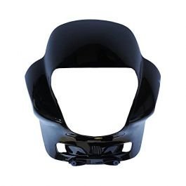 NIKAVI N561 Head Light Mask Compatible Compatible for TVS Centra Black