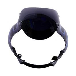 Head Light Visor Mask Compatible For Bajaj Discover.dts-i 135cc O/m Bk-blue
