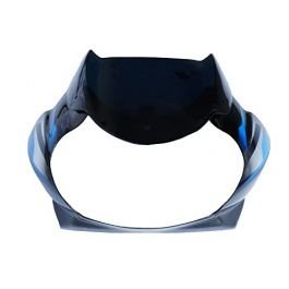 Head Light Visor Mask Compatible For Bajaj Discover 125cc Latest 2015 Bk-blue
