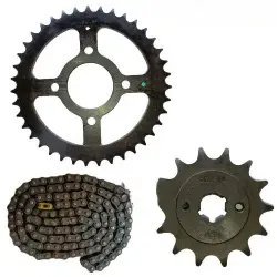 Parts on Bike