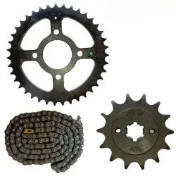 Parts on Bike