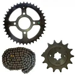 Parts on Bike