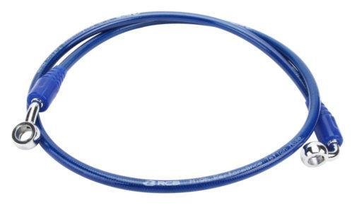 Racing boy Teflon brake Hose 850 MM blue