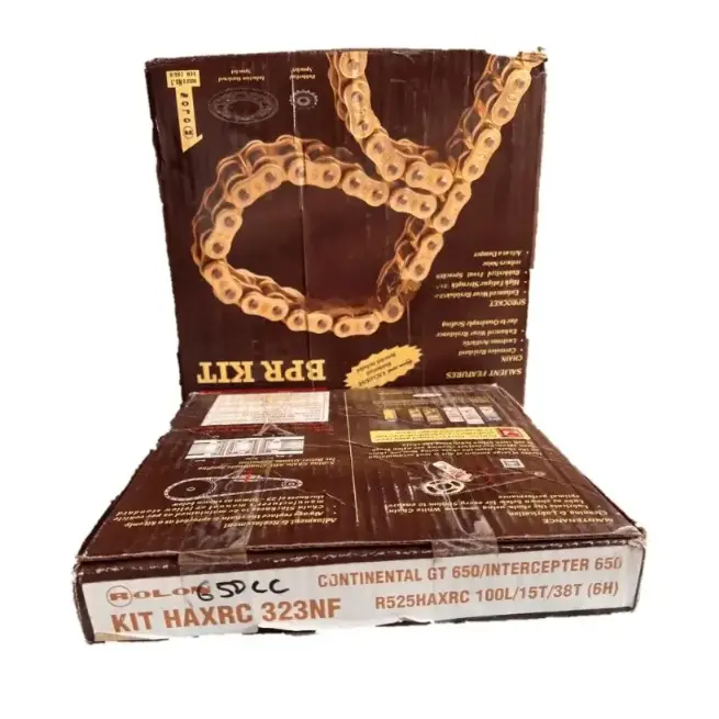 Re Continental Gt 650 Brass Noise Free Chain Sprocket Kit