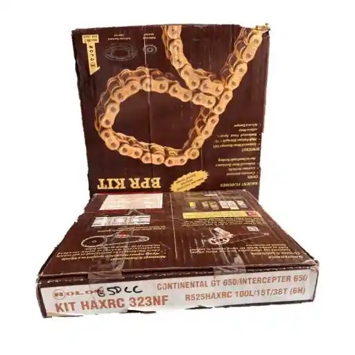 RE CONTINENTAL GT 650/ INTERCEPTOR 650 BRASS NOISE FREE CHAIN SPROCKET KIT