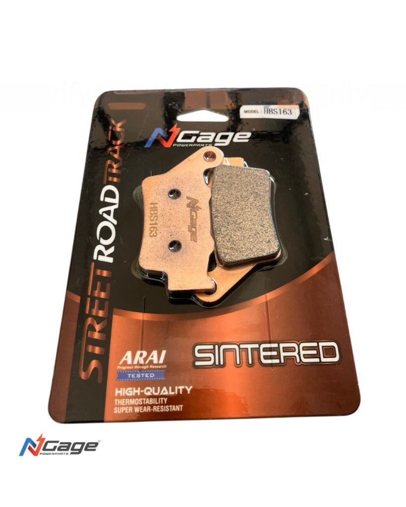 RE HIMALAYAN 411-450 , GUERRILLA 450 | rear sintered brake pads | NGAGE POWERPARTS - ARAI Certified for Extreme Performance
