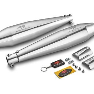 Red rooster performance exhaust for Interceptor 650 /continental GT 650stellar polish
