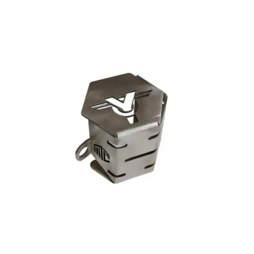 RESERVOIR OIL CAP (STAINLESS STEEL) BLACK FOR YEZDI SCRAMBLER