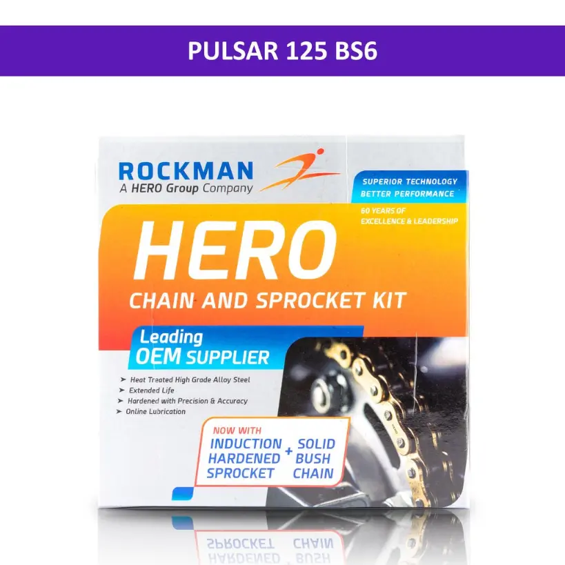 Bajaj Rockman Chain Kit For Pulsar 125 Bs6 - Image 2