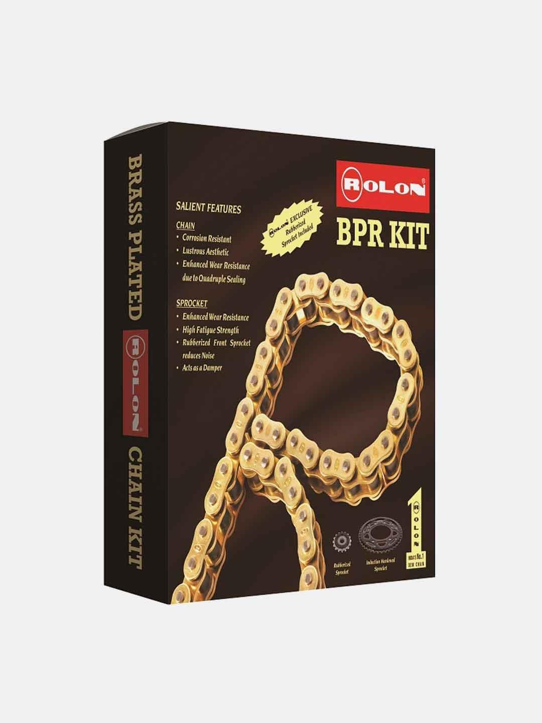 Rolon Brass Chain Sprocket Kit For Himalayan 411