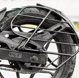 Parts on Bike