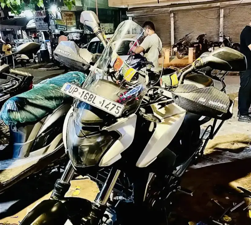 Bajaj Original Long Winshield Touring Pro Shield Visor Big For Dominar 400 & 250 Motorcycle Windscreens & Wind Deflectors - Image 2