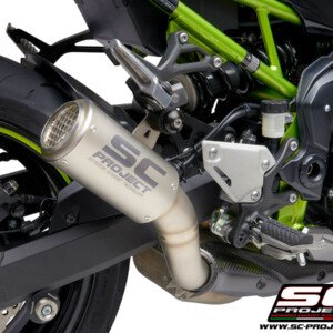 SC Project CR T Titanium Exhaust with Carbon Protection Kawasaki Z900 (2020)