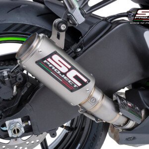 SC Project CR T Titanium Slip on Exhaust Kawasaki Ninja ZX 6R 636 (2019 21)