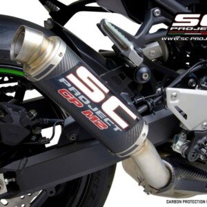 SC Project GP M2 Carbon Fiber Slip on Exhaust Kawasaki Z900 (2020)