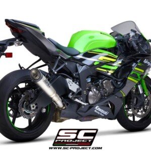 SC Project S1 Titanium Exhaust Kawasaki Ninja ZX 6R 636 (2019 21)