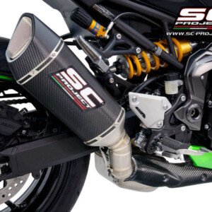 SC Project SC1 R Muffler Carbon Fiber Exhaust Kawasaki Z900 (2020 23)