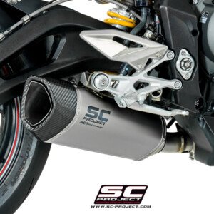 SC Project SC1 R Titanium Exhaust STREET TRIPLE 765 S,R,RS (2017 19)