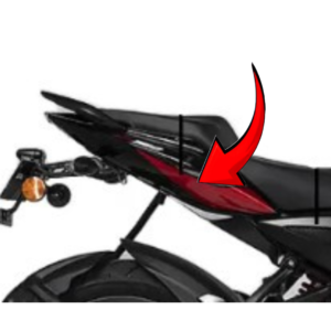 Seat Cowl Assy Ebony Black Red Decall For Bajaj Pulsar NS160