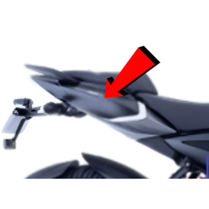 Seat Cowl Assy Pewter Gray For Bajaj Pulsar NS160