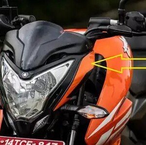 Parts on Bike