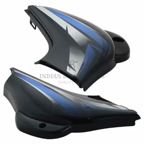 Side Panel/cover-bajaj Ct-100 N/m Latest Black (blue Stk)