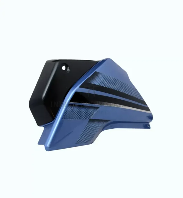 Side Panel/cover-hero Glamour Latest Blue (black Bike)
