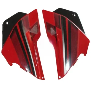 Side Panel/cover-hero Glamour Latest Red (black Bike)