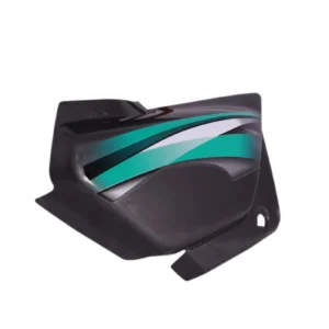 Side Panel/cover-hero Hf Deluxe Bs6 Black (silver Stk)