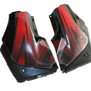 Side Panel/cover-hero Passion Plus N/m (aw) Black (red Bike)
