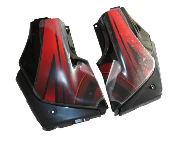 Side Panel/cover-hero Passion Plus N/m (aw) Black (red Bike)