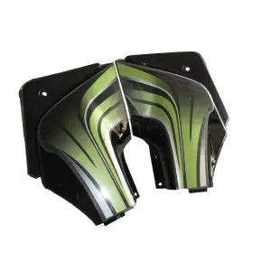 Side Panel/cover-hero Passion Pro Digital Black (green Bike)