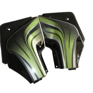 Side Panel/cover-hero Passion Pro Digital Black (green Bike)