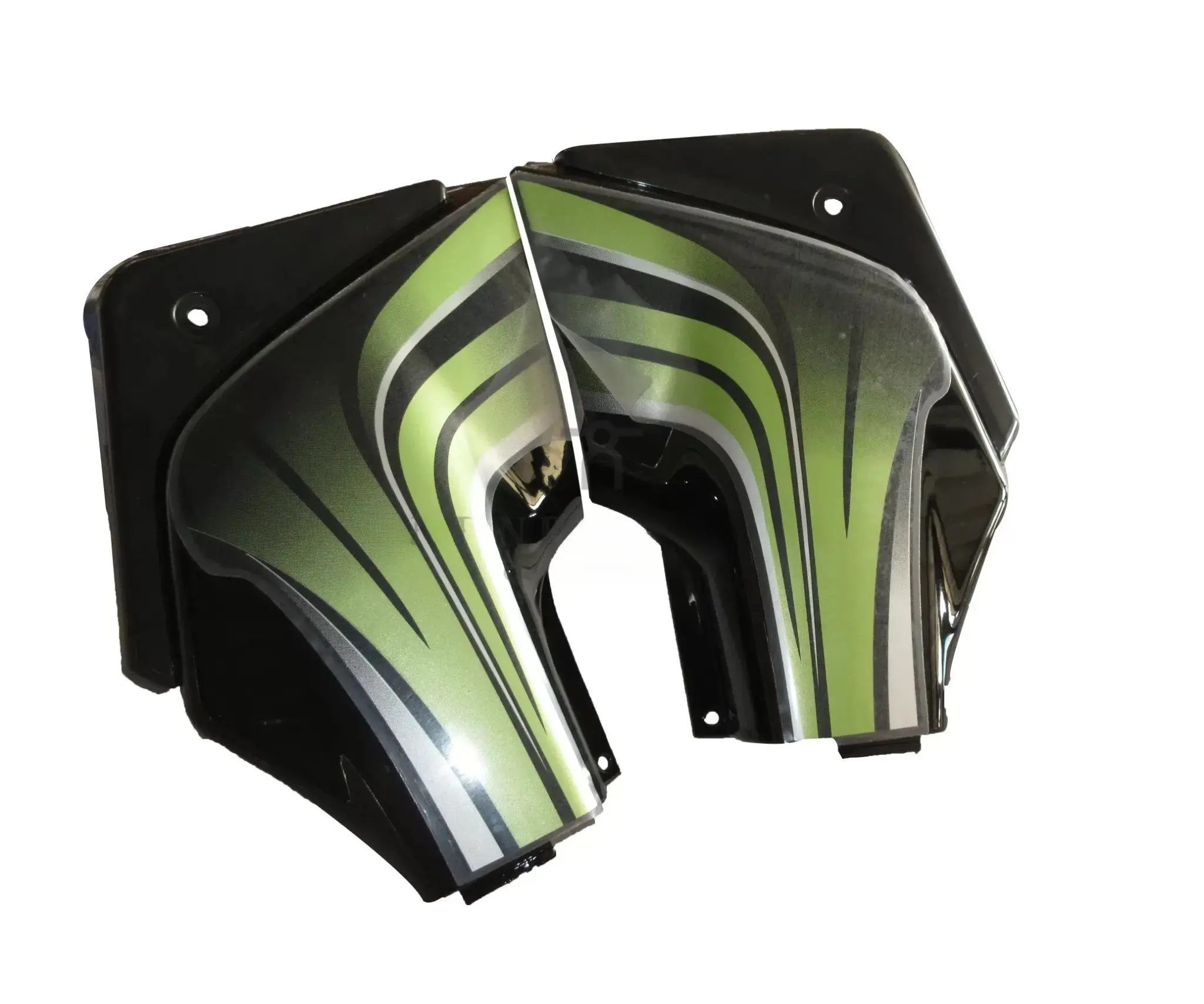 Side Panel/cover-hero Passion Pro Digital Black (green Bike)