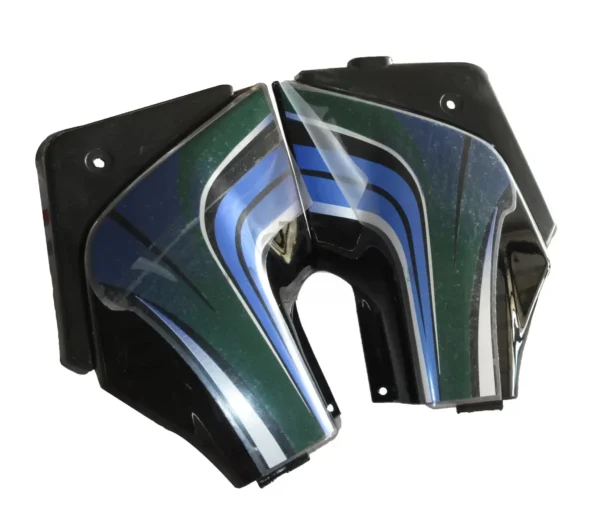 Side Panel/cover-hero Passion Pro Digital Black (white Bike)