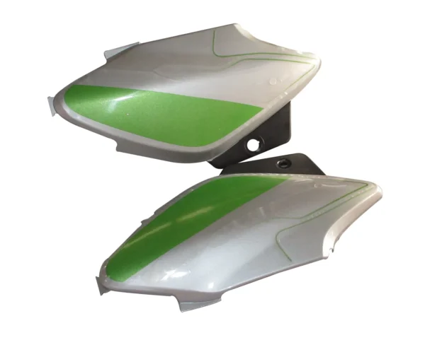 Side Panel/cover-hero Splendor I-smart Silver Green Bike