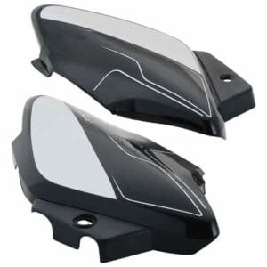 Side Panel/cover-hero Splendor I-smart Type-2 Black (silver Stk)